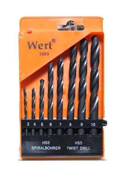 3503 Hss Matkap Ucu Seti (8 Parça Set)