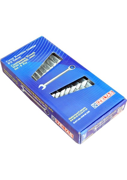 Kombine Cırcır Anahtar 12 Parça