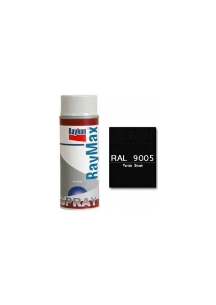 RayMax Sprey Boya Parlak Siyah 9005