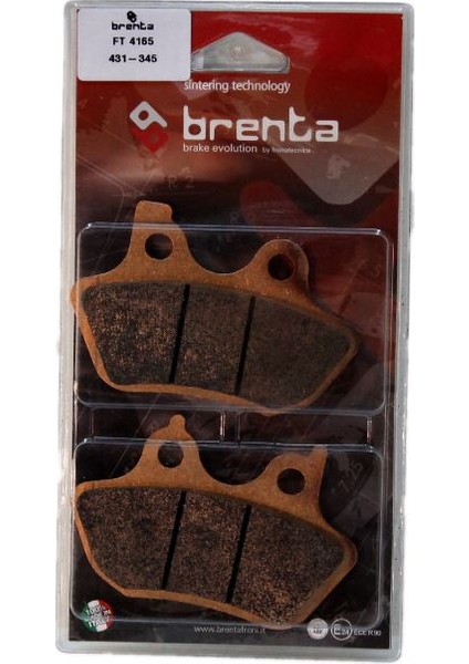 H. Davidson ELECTRA GLIDE ULTRA CLASSIC FLHTCUI 1450 Disk Sinter Metal Fren Balata Ön Arka (2000-2006)