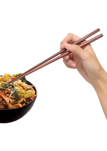 Chopsticks 10 Çift Çin Yemeği Çubuğu