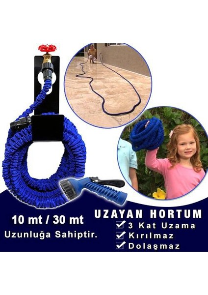 Uzayan Tabancalı Hortum Xhose 30 Metre