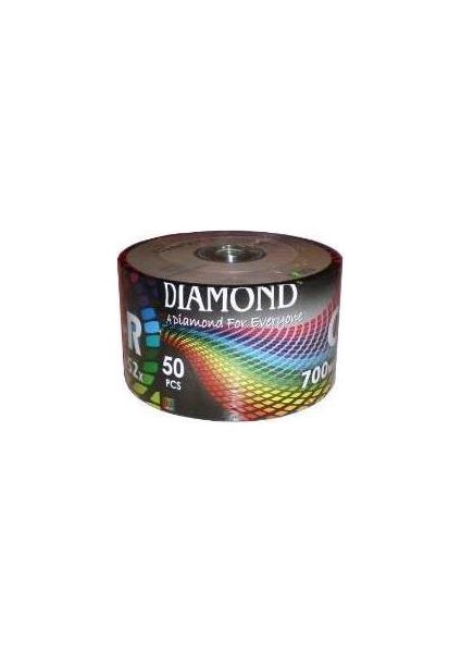 DİAMOND CD-R 700 Mb 80 Min 52X Boş Cd 50'li Paket