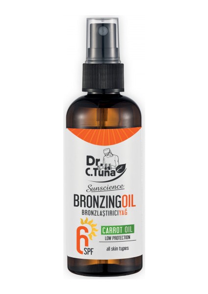 Dr. C. Tuna Sunscience Bronzlaştırıcı Yağ 6 Spf