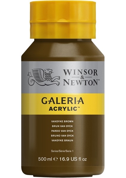Galeria Akrilik Boya 500Ml - Vandyke Brown