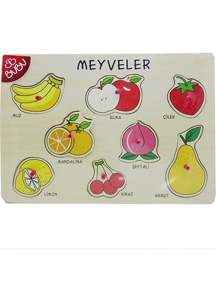 Ahşap Puzzle Meyveler Bj-53Ap0053