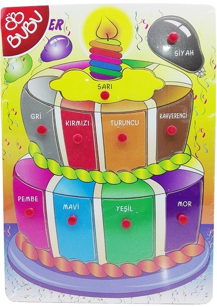 Ahşap Puzzle Renkler Bj-53Ap0055