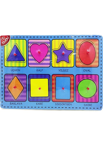 Ahşap Puzzle Şekiller Bj-53Ap0058