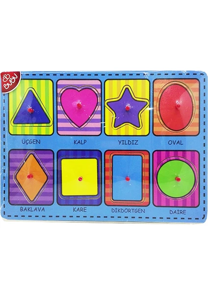 Ahşap Puzzle Şekiller Bj-53Ap0058