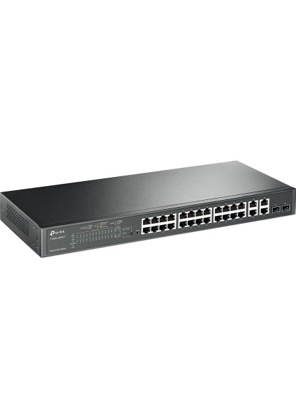 T1500-28PCT (TL-SL2428P) JetStream 24-Port 10/100Mbps + 4-Port Gigabit Smart PoE+