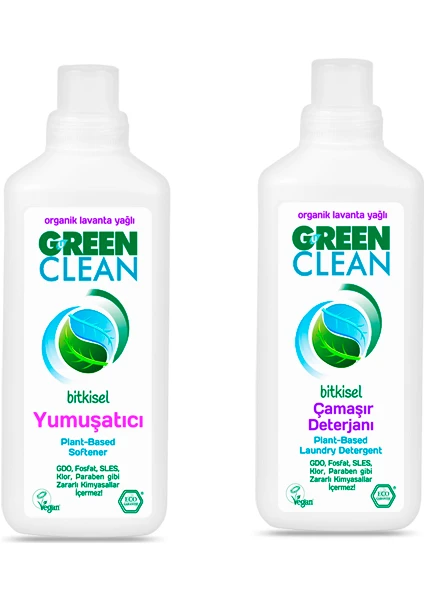 U Green Clean 2'Li Çamaşır Yıkama Seti 1000 Ml