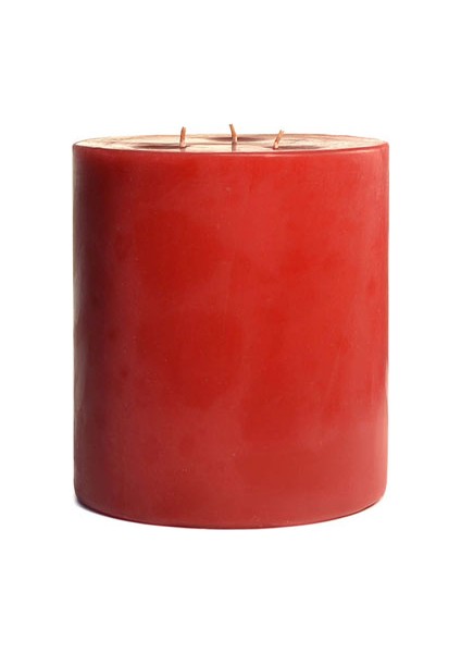 20X20 Silindir Mum Kırmızı