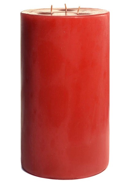 20X40 Silindir Mum Kırmızı