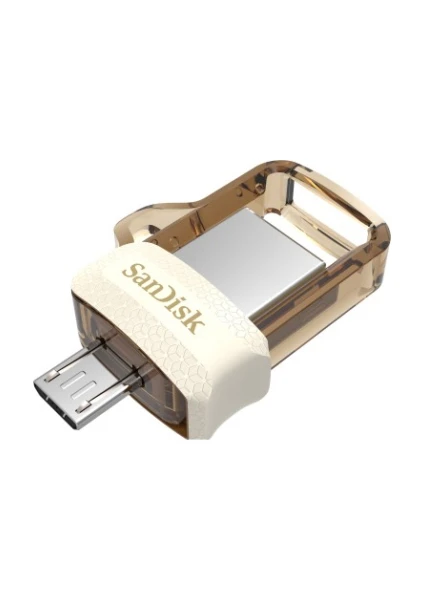 SanDisk Dual Drive M3.0 OTG 64GB Gold Usb Bellek SDDD3-064G-G46GW