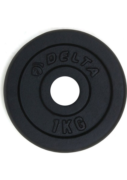 1 Kg x 2 Adet Siyah Döküm Plaka Çiftli Ağırlık Flanş
