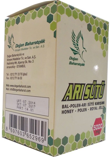 Bal Polen Arı Sütü Karışımı 5000 mg