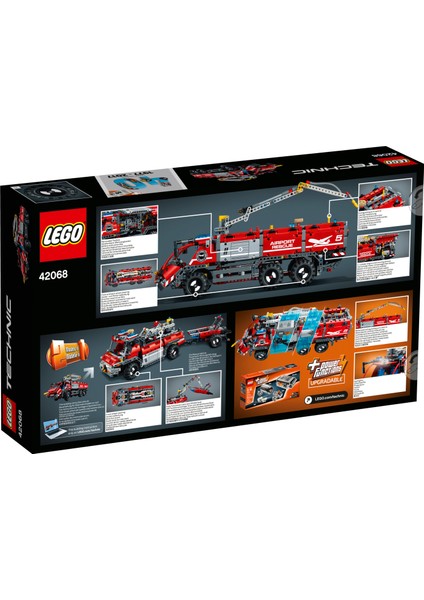 Technic 42068 İtfaiye Kurtarma Aracı modelleri
