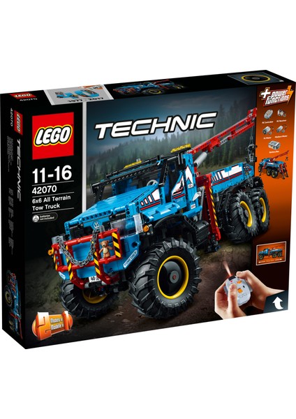 Technic 42070 6 x 6 Çekici Arazi Kamyonu