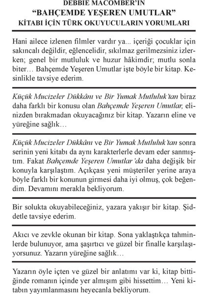 Mucizeler Dükkanına Dönüş - Debbie Macomber