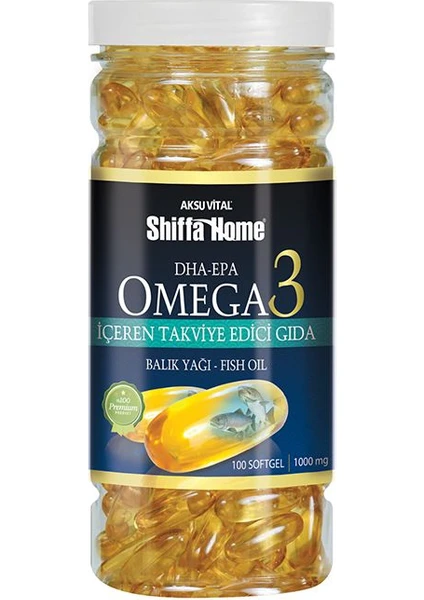 Shıffa Home Omega-3 Balık Yağı Softgel (100)