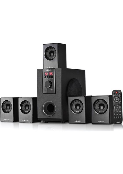 Md-505 5+1 Usb+Sd+Fm Destekli Bluetooth Speaker