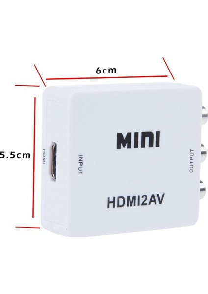 HDMI to AV RCA Kompozit Dönüştürücü