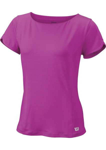 Star Crossover Cap Sleeve Top Kadın T-Shirt Rose Violet (M) (WRA748402MD)