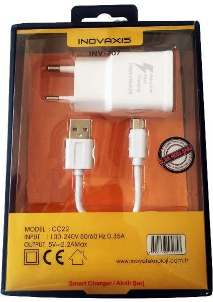Inovaxis Universal Hızlı Şarj Cihazı 2 2A