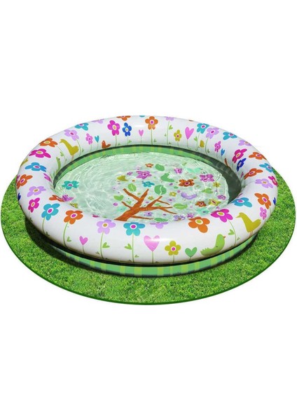İntex 57427 Çiçek Desenli Bebe Havuzu 112 Cm X 25 Cm