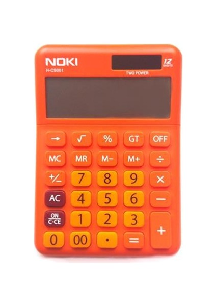 H-CS001T Turuncu Hesap Makinesi (12 Haneli)
