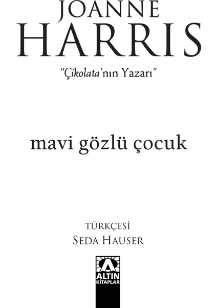 Mavi Gözlü Çocuk - Joanne Harris