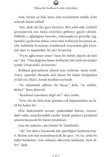 Ölmüş Bir Kadının Evrak-ı Metrukesi