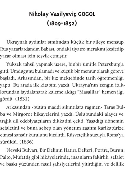 Bir Delinin Hatıra Defteri - Nikolay Vasilyeviç Gogol