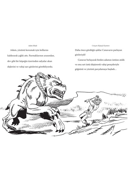 Canavar Peşinde 16: Gorgon Köpeği Kaymon - Adam Blade