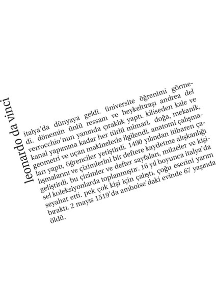 Da Vinci Ve Saklı Not Defteri