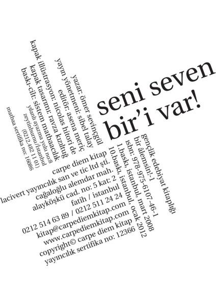 Seni Seven "Biri" Var! - Ömer Sevinçgül