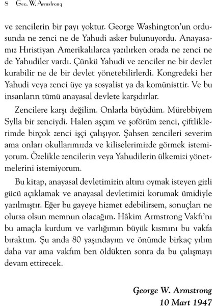 Dünya İmparatorluğu-Geo. W. Armstrong