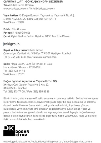 Gökkuşağından Lezzetler - Clara Seren Amram