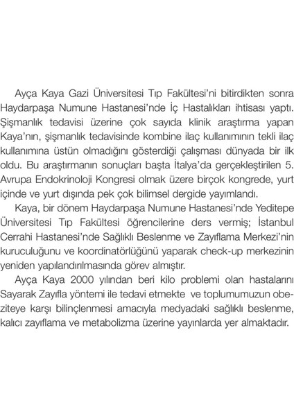 Sayarak Zayıfla 5333 - Ayça Kaya