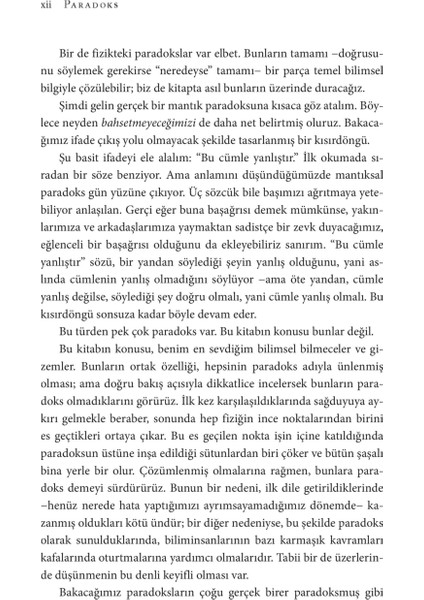 Paradoks - Bilimin En Büyük Dokuz Bilmecesi - Jim Al-Khalili