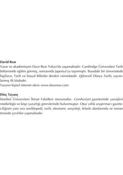 Eğlenceli Dünya Tarihi - Dave Rear