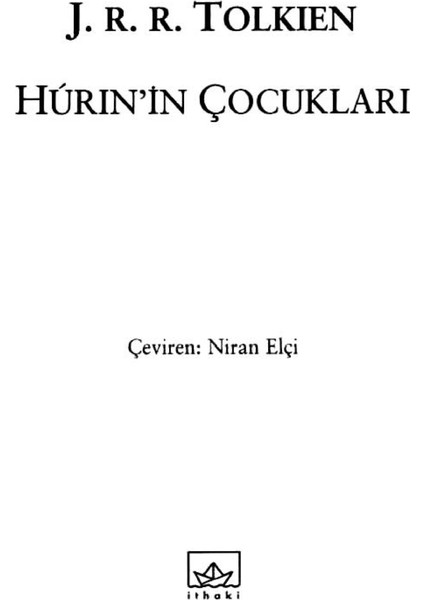 Hurin’İn Çocukları - J.R.R. Tolkien