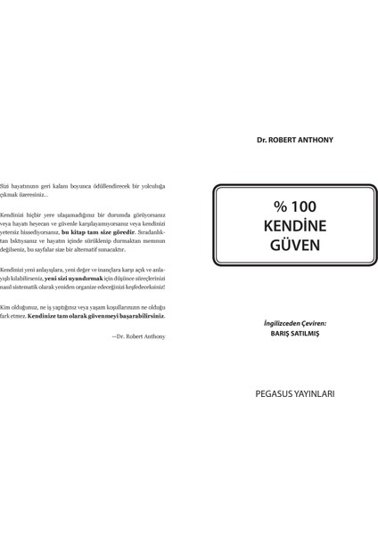 % 100 Kendine Güven - Robert Anthony