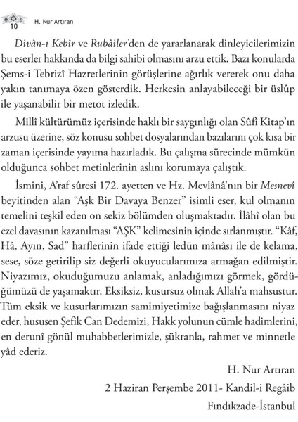 Aşk Bir Davaya Benzer - H. Nur Artıran