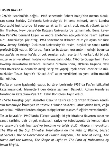Esmaü'L-Hüsna-Tosun Bayrak