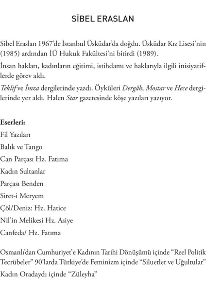 Canfeda: Hz. Fatima - Sibel Eraslan