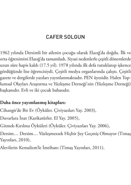 Gayriresmi Cumhuriyet-Cafer Solgun