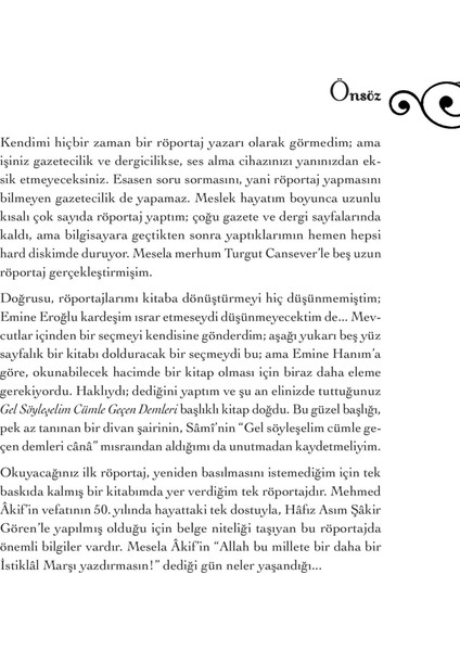 Gel Söyleşelim Cümle Geçen Demleri-Beşir Ayvazoğlu