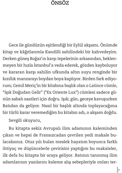 Işık Batıdan Da Gelir-Ümit Meriç