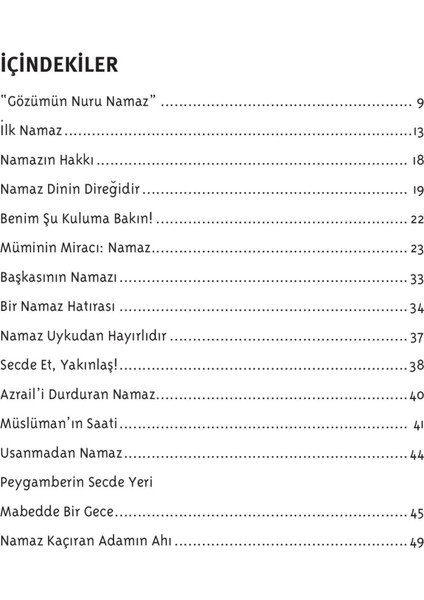 Namaz Öyküleri